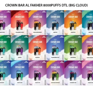 CROWN BAR AL FAKHER 5MG 8000PUFFS DTL