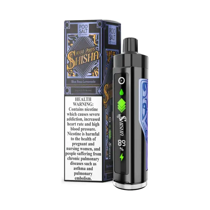 POD SALT SHISHA DISPOSABLE 3MG 8000 PUFFS - Image 6