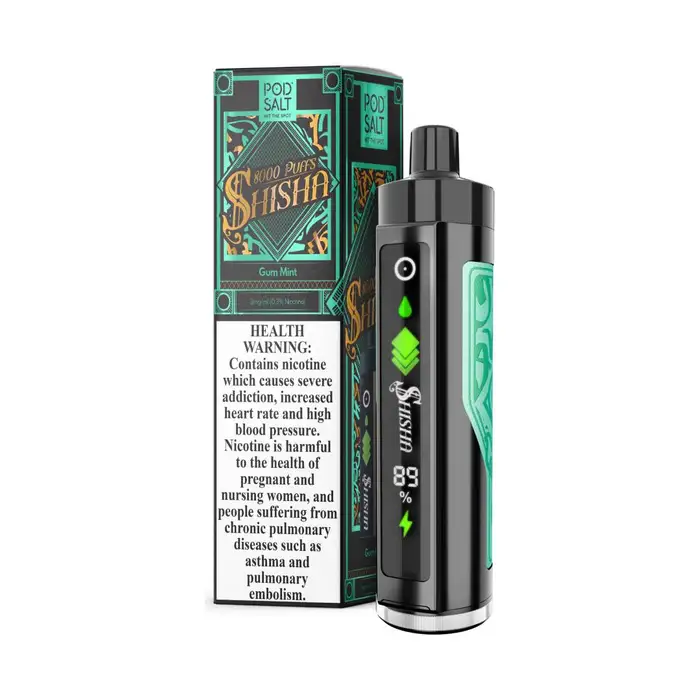 POD SALT SHISHA DISPOSABLE 3MG 8000 PUFFS