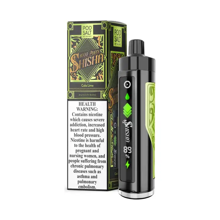 POD SALT SHISHA DISPOSABLE 3MG 8000 PUFFS - Image 4
