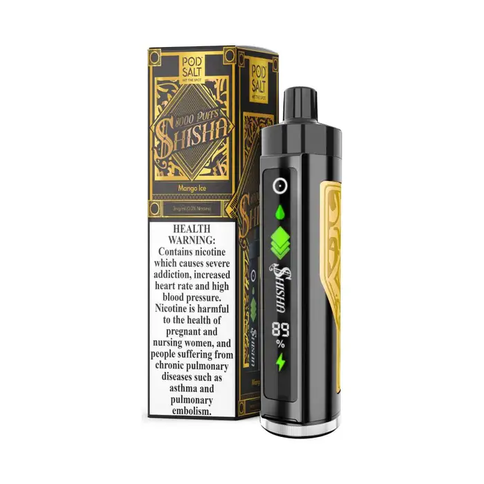 POD SALT SHISHA DISPOSABLE 3MG 8000 PUFFS - Image 7