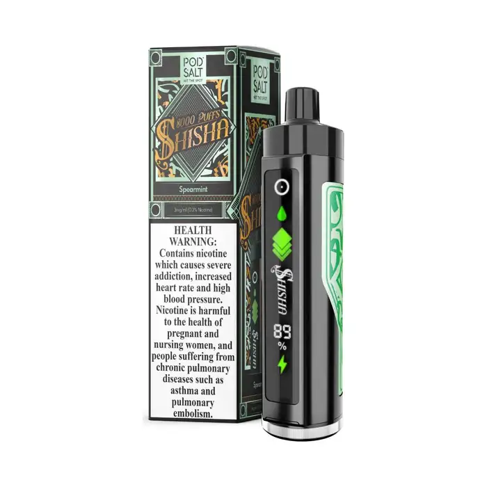 POD SALT SHISHA DISPOSABLE 3MG 8000 PUFFS - Image 3