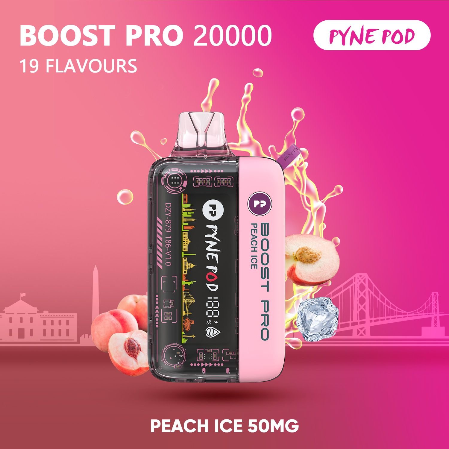 Pyne Pod Boost PRO 20K Disposable Vape 5% - Image 10