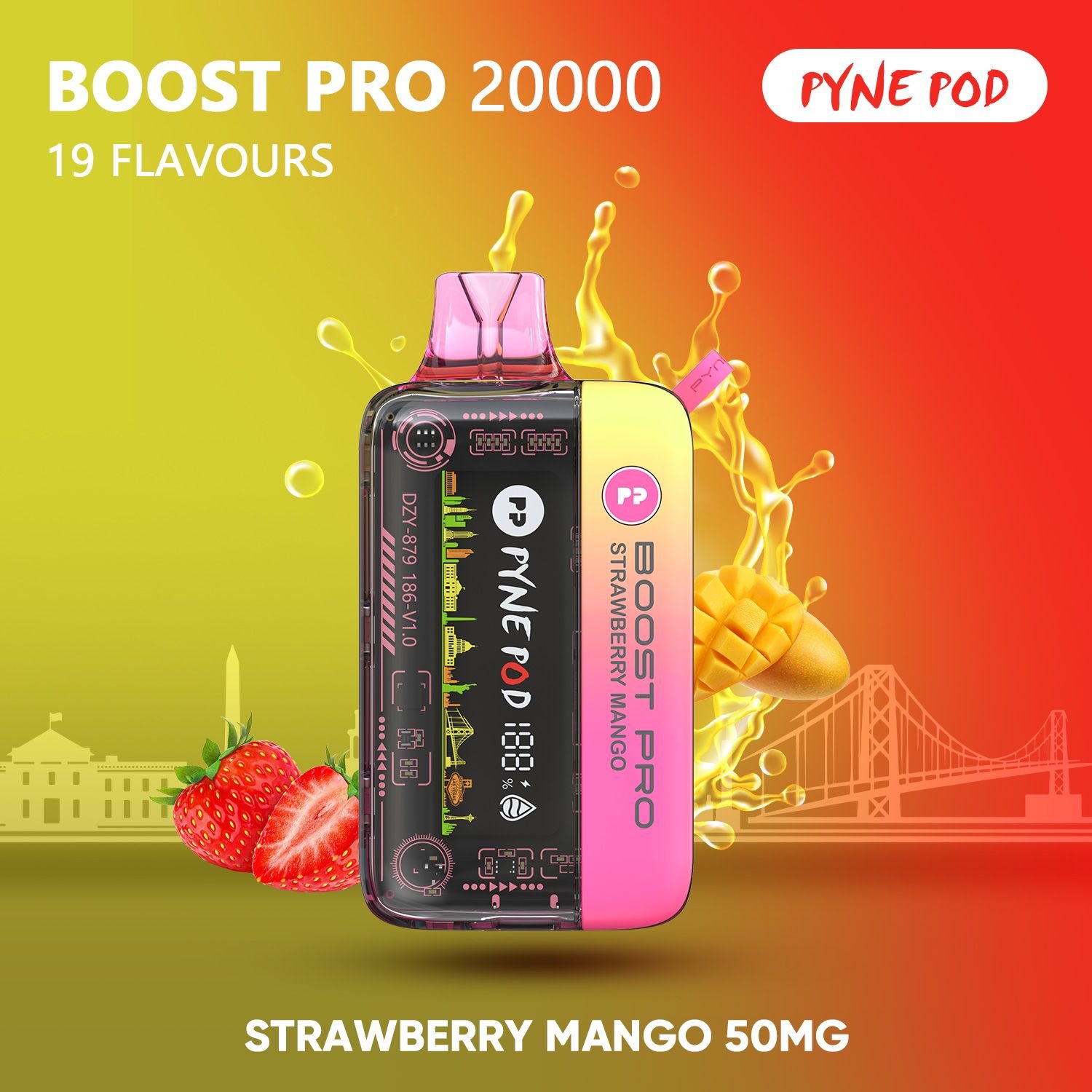 Pyne Pod Boost PRO 20K Disposable Vape 5% - Image 8