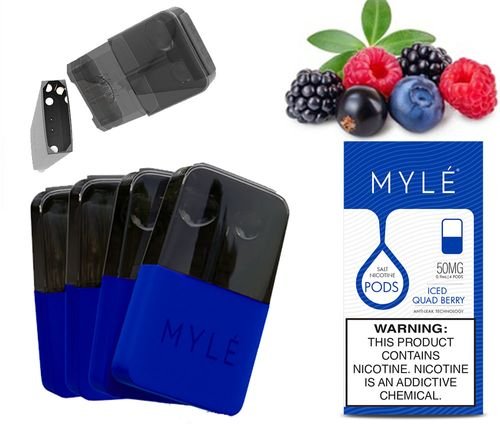 MYLÉ V4 PODS ICED QUAD BERRY FLAVOR 50MG