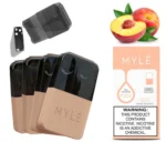 MYLÉ V4 PODS PEACH FLAVOR 50MG - Image 2