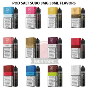 Pod Salt Subo 3mg E-Liquid (UAE) – 50ml