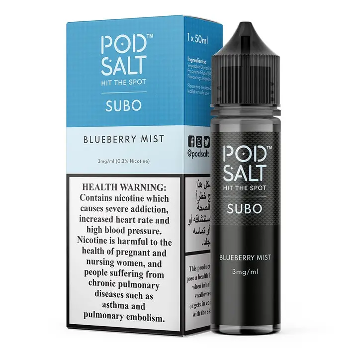 Pod Salt Subo 3mg E-Liquid (UAE) – 50ml - Image 3