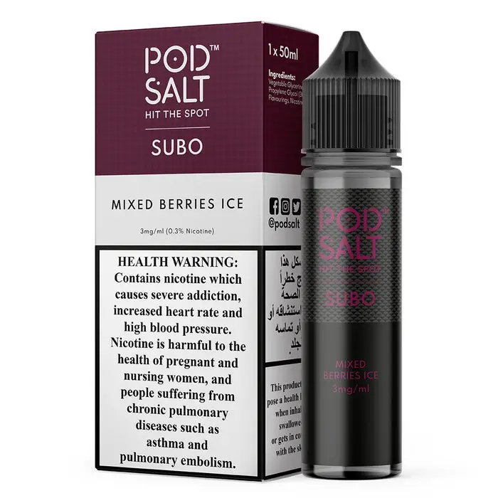 Pod Salt Subo 3mg E-Liquid (UAE) – 50ml - Image 9