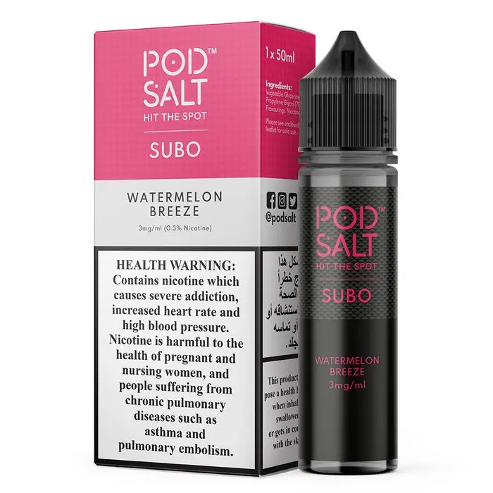 Pod Salt Subo 3mg E-Liquid (UAE) – 50ml - Image 2