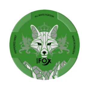 White Fox Peppered Mint All White Portion Slim 16 mg
