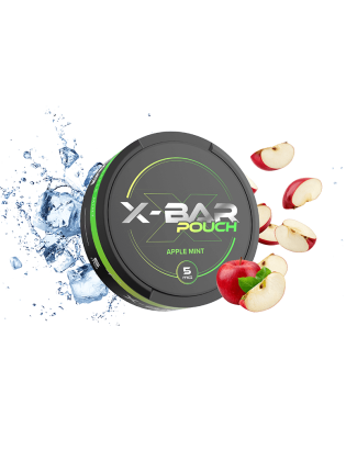 X-Bar Apple Mint Nicotine Pouches 9 mg