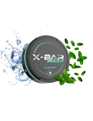 X-Bar Chloro Mint Nicotine Pouches 9 mg