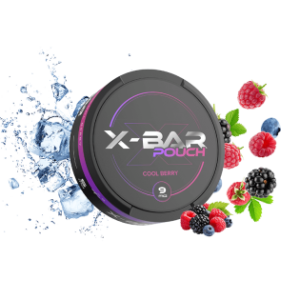 X-Bar Cool Berry Nicotine Pouches 9 mg