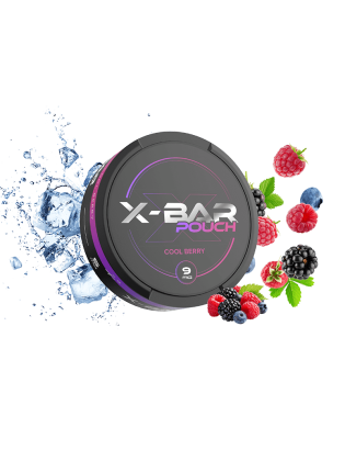 X-Bar Cool Berry Nicotine Pouches 9 mg