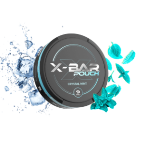 X-Bar Crystal Mint Nicotine Pouches 9 mg